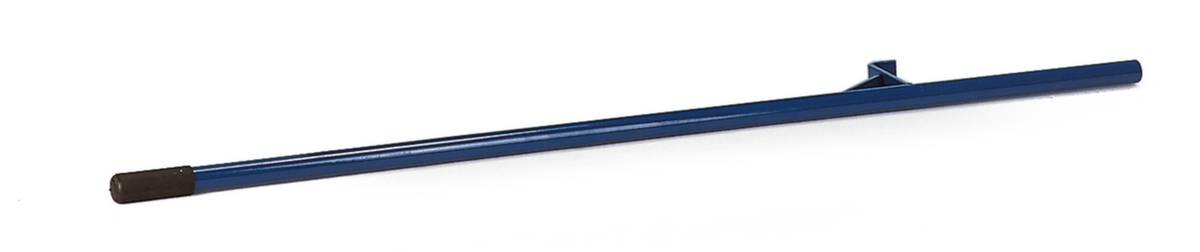 Hebelstange,f. Fasskippbock,Stahl,RAL5010,m. Federriegelarretierung