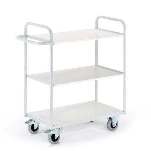 NW8000249185: Bürowagen L1180xB500xH1070mm lichtgrau o.Wände ROLLCART