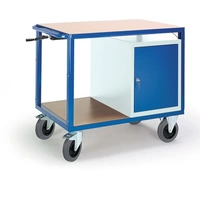 Werkstattwagen H980xB1160xT700mm lichtgrau/enzianblau ROLLCART Werkstattwagen H980xB1160xT700mm lichtgrau/enzianblau ROLLCART