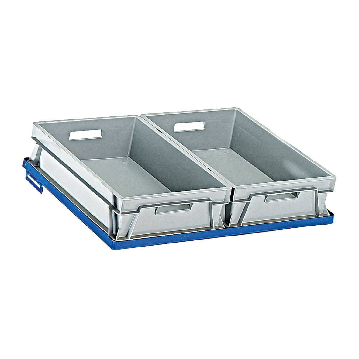 Etagenrahmen,f. Kastenwagen,LxB 1210x610mm,m. Kiste,Stahl