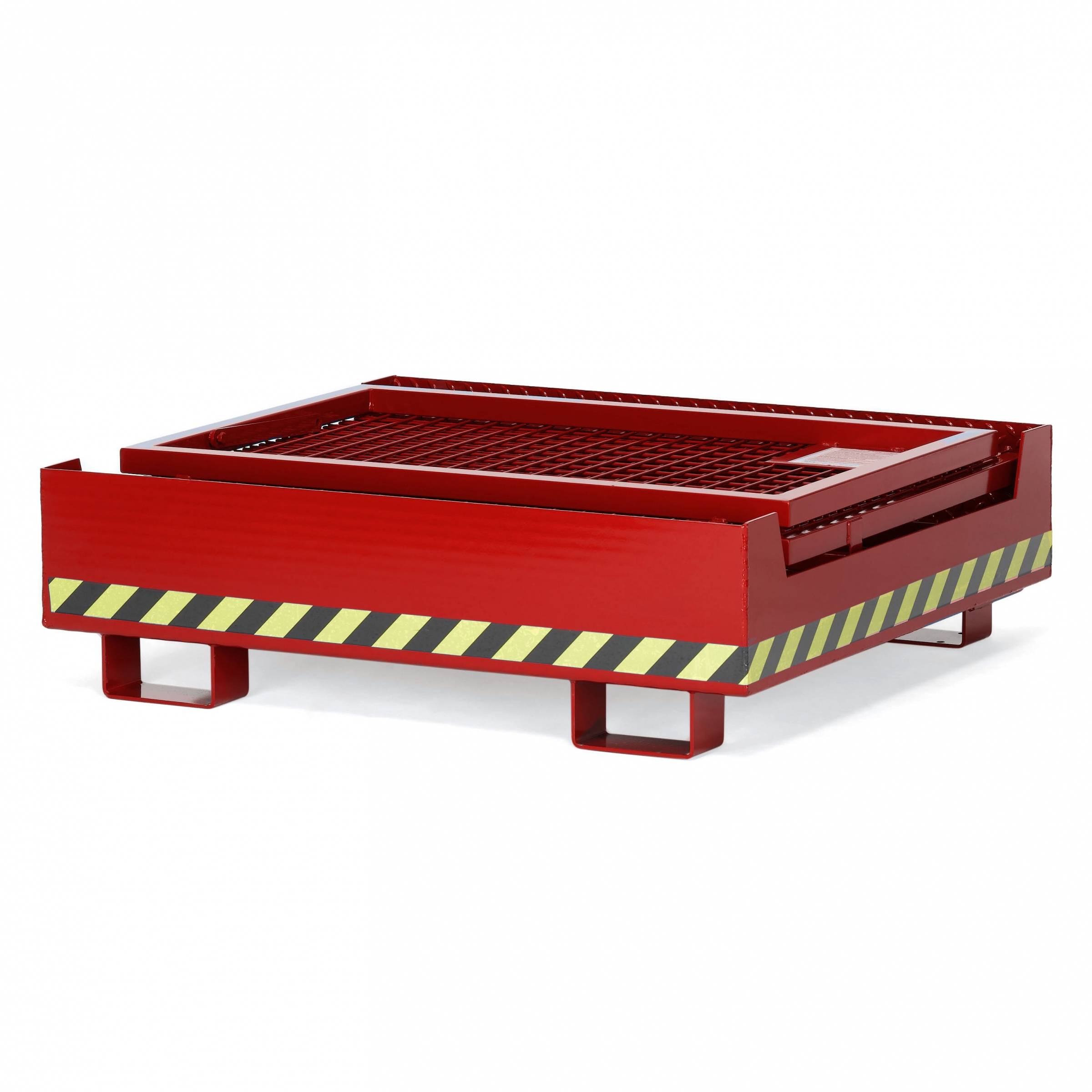 R+R Industrietechnik Arbeitskorb Typ RAK-Compact 1200x1080x1910mm RAL 3000 Feuerrot
