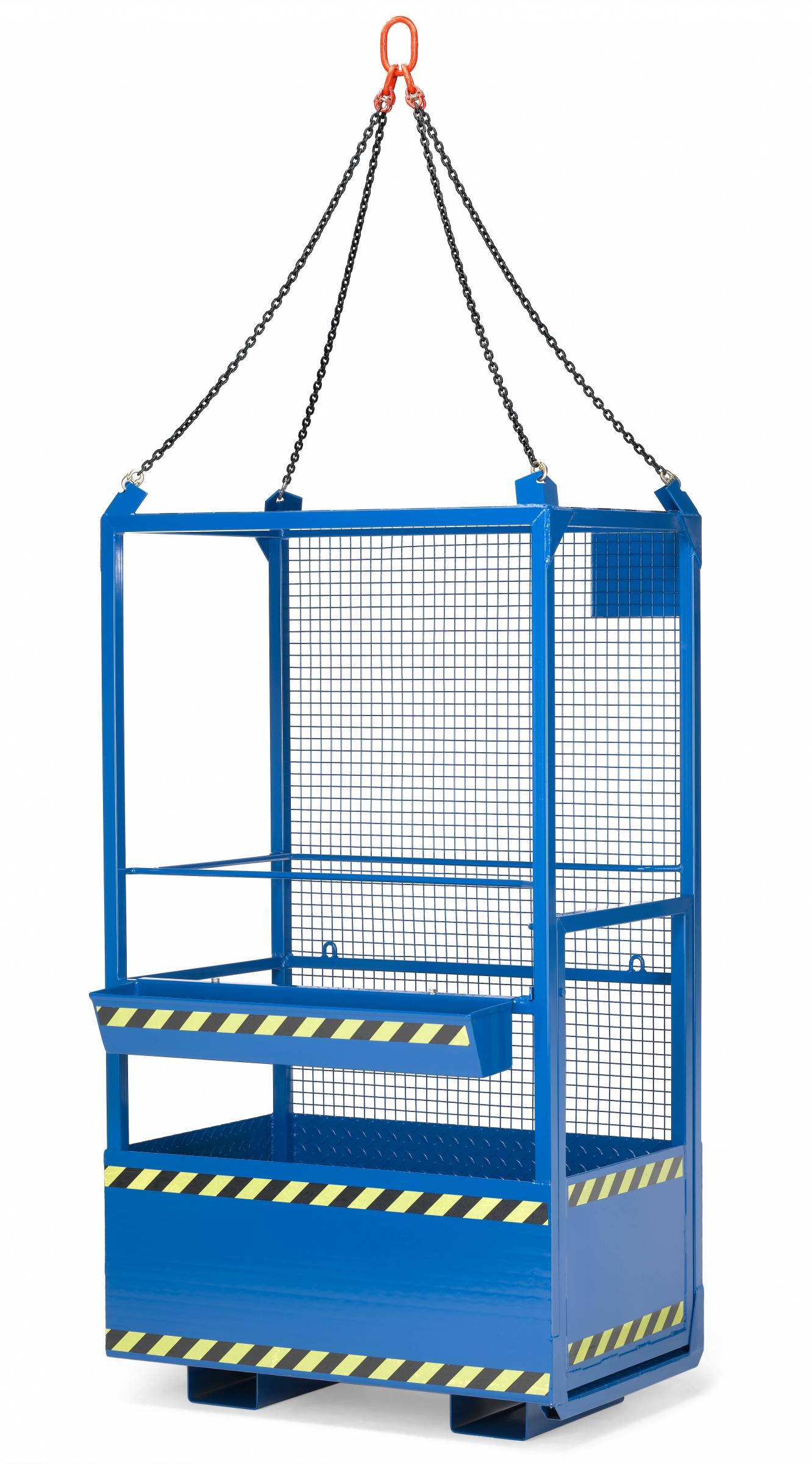 R+R Industrietechnik Arbeitskorb Typ RAK-Kranbar 1200x800x2200mm RAL2004 Reinorange