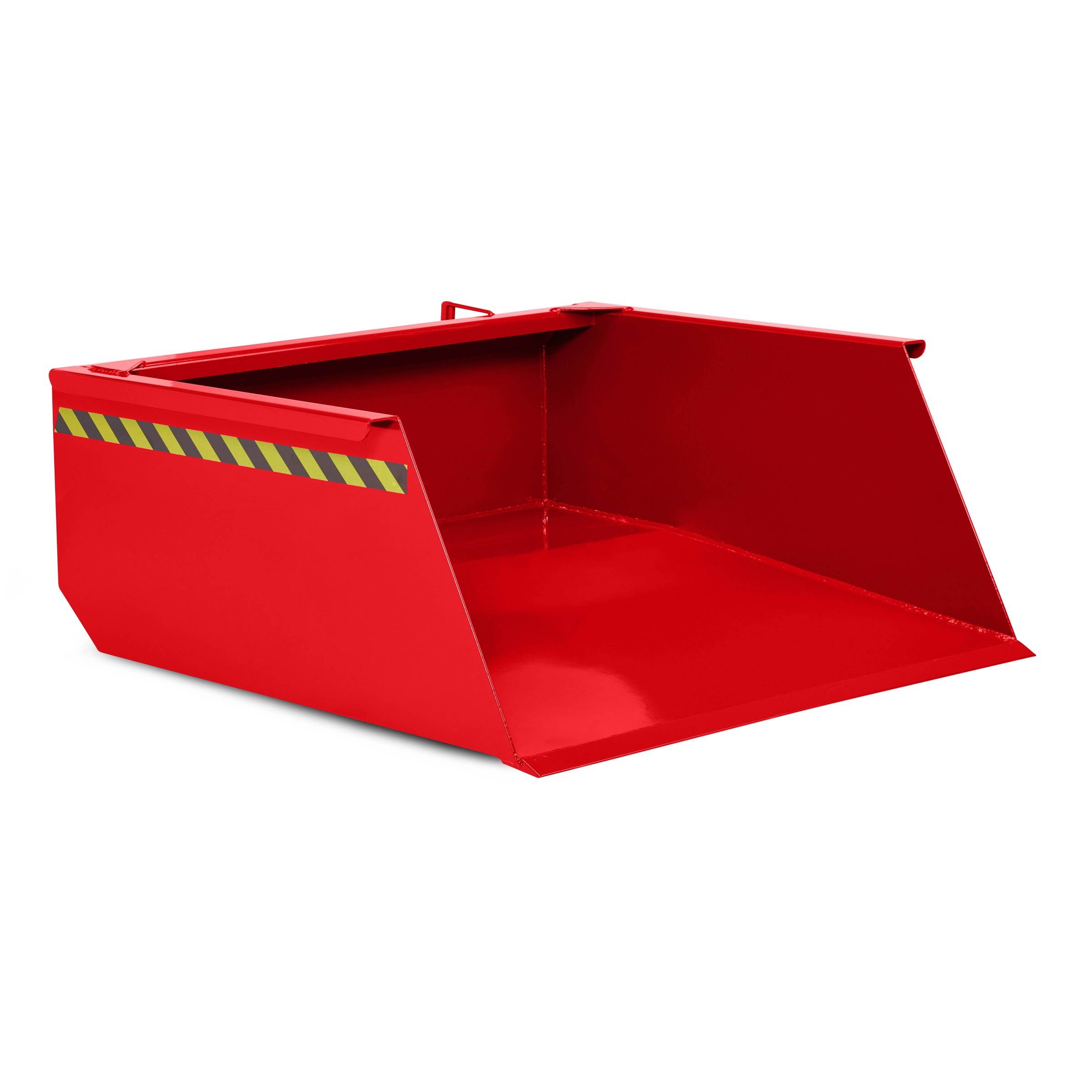 RR Industrietechnik Staplerschaufel Typ RS-50 1130x1650x550mm 500dm³ RAL 3000 Feuerrot