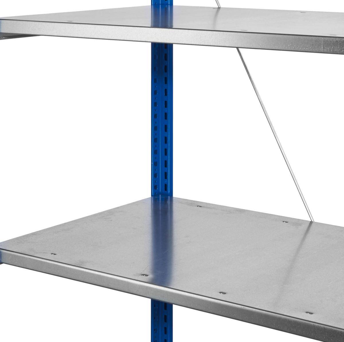 Kombiregal,Grundfeld,HxBxT 2000x1000x500mm,Fachl. 125kg,5xStahlboden,1 Schublade(n),einseitig,Ständer anthrazitgrau