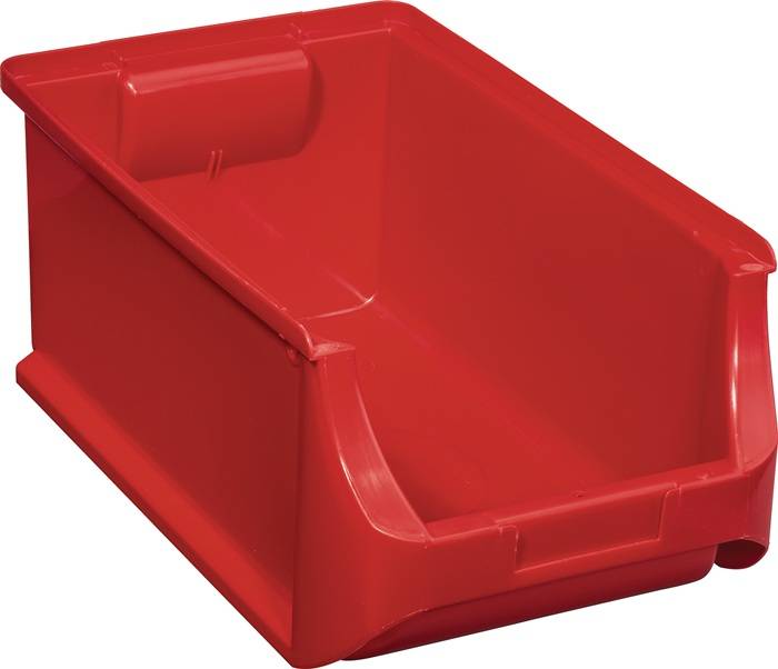 Sichtlagerkasten Profi-Plus L355xB205xH150mm PP rot ALLIT