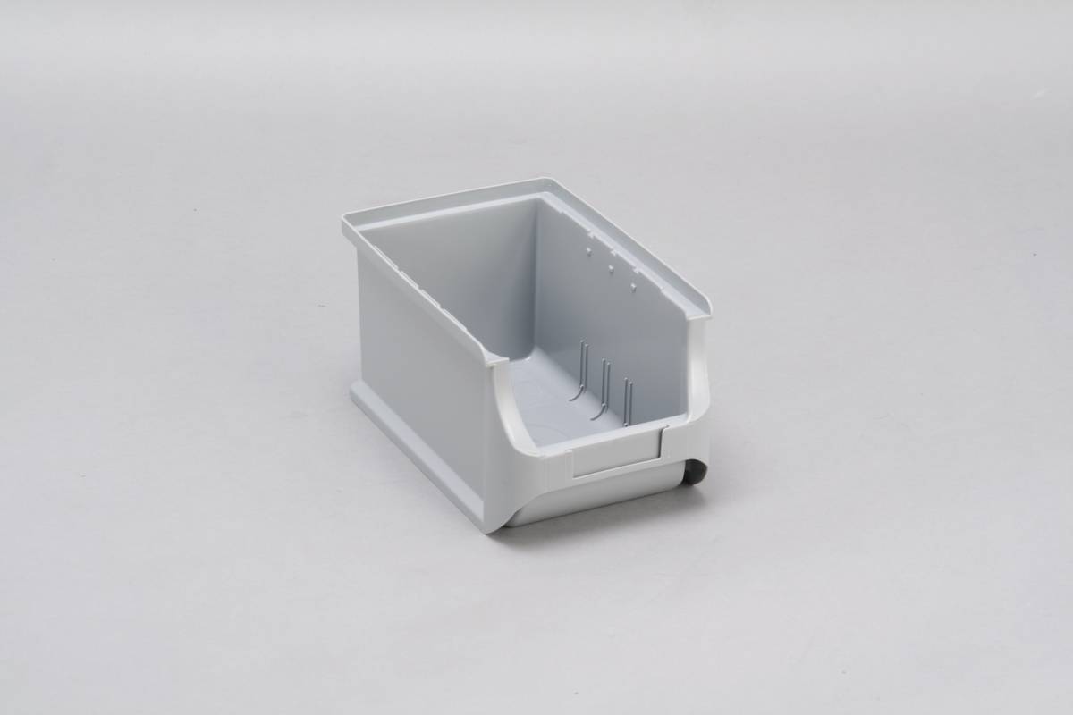 Sichtlagerkasten,HxBxT 125x150x235mm,PP,grau