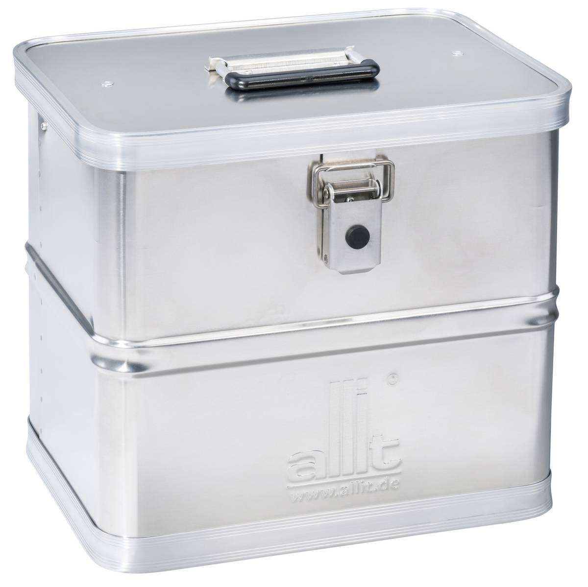 Alu-Transportbox,HxLxB 355x380x290mm,Wände geschlossen,Boden verstärkt