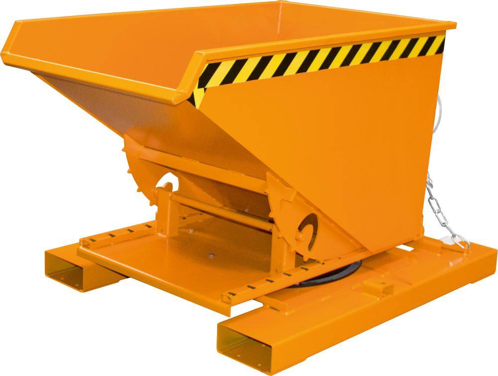 Kippbehälter 0,30 cdm 3seitig kippbar RAL 2000
