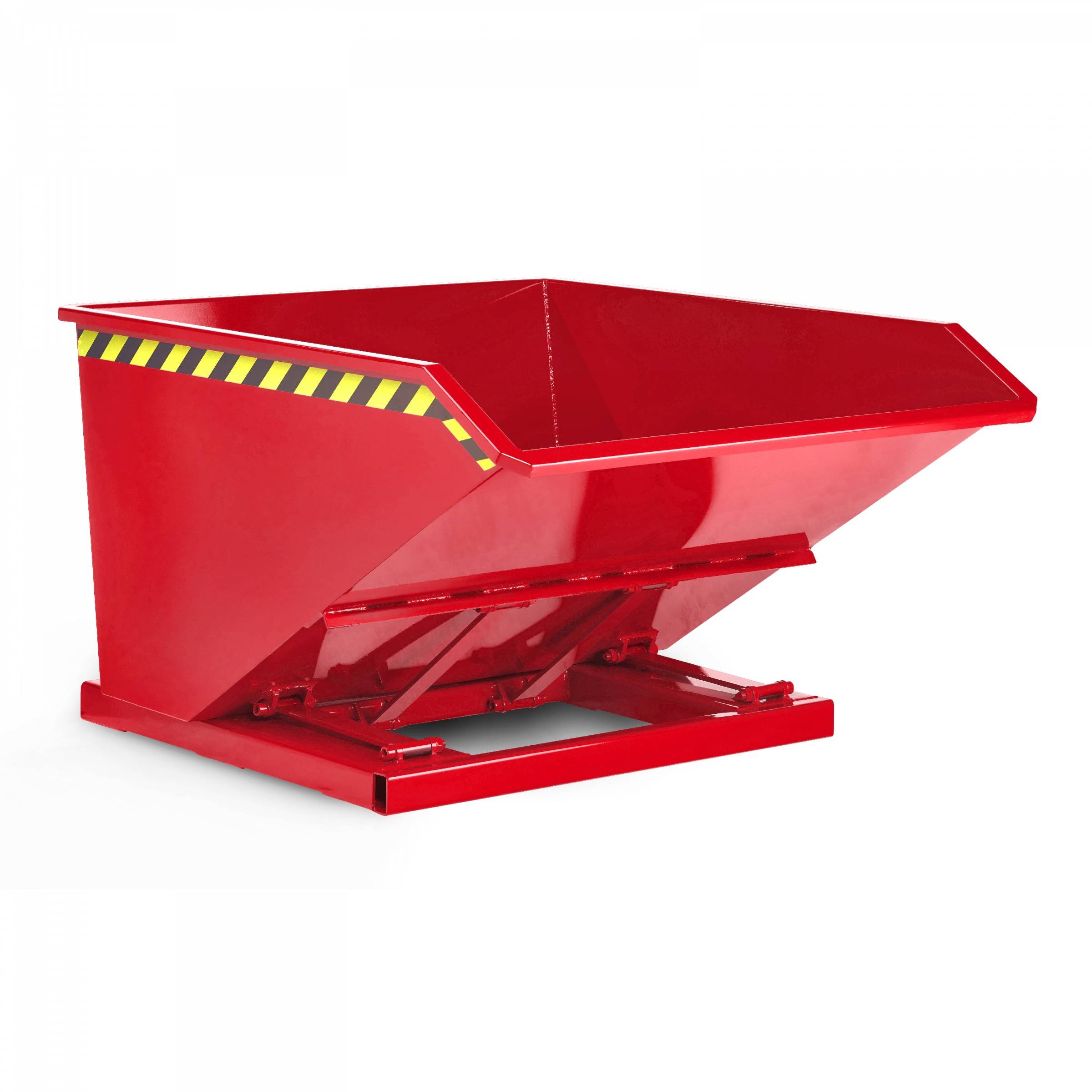 RR Industrietechnik Muldenkipper Typ RTK-150 2370x1450x780mm 1500dm³ RAL 3000 Feuerrot