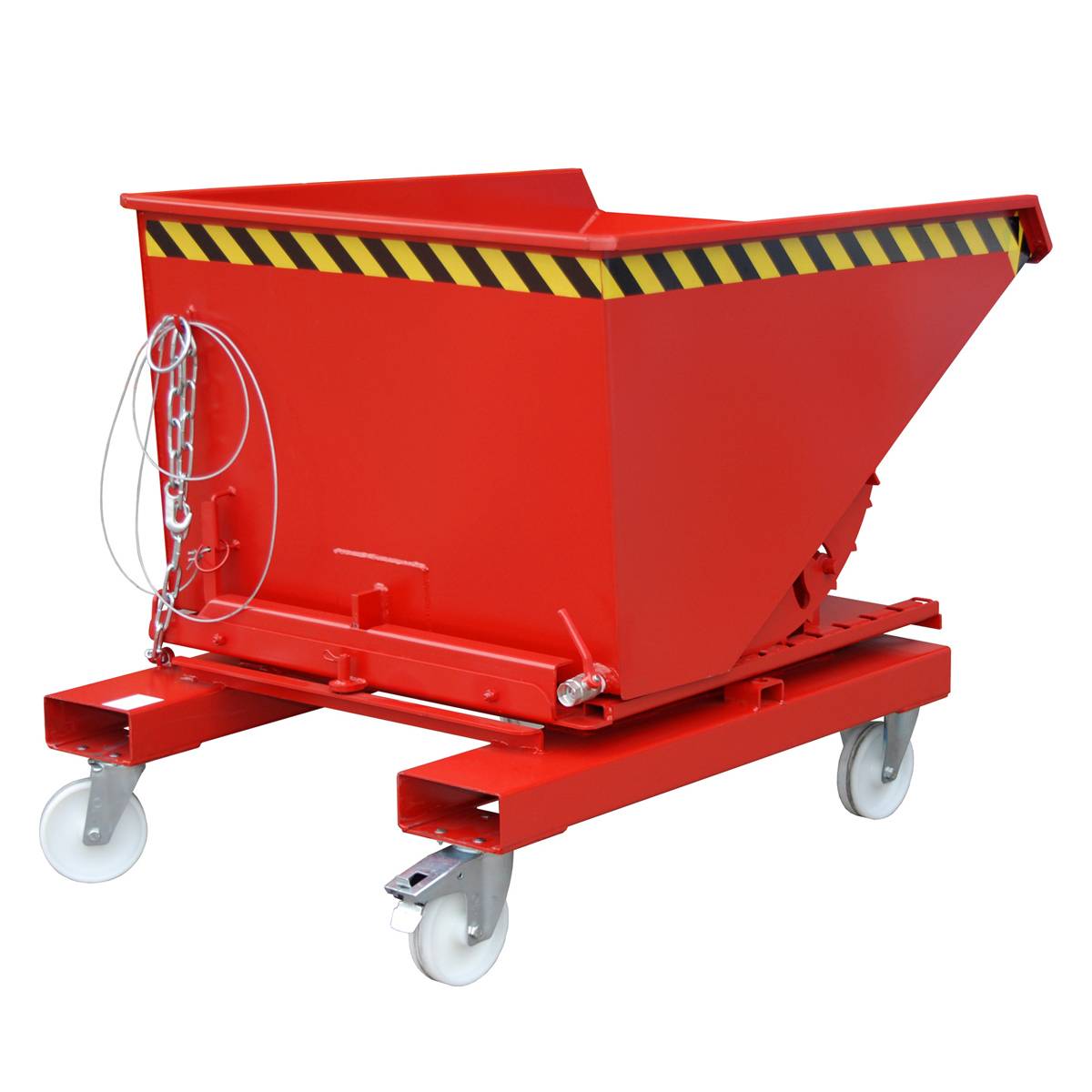 Spänebehälter S3S 600, lackiert, Feuerrot