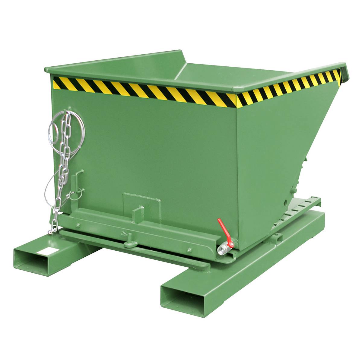 Spänebehälter S3S 600, lackiert, Resedagrün