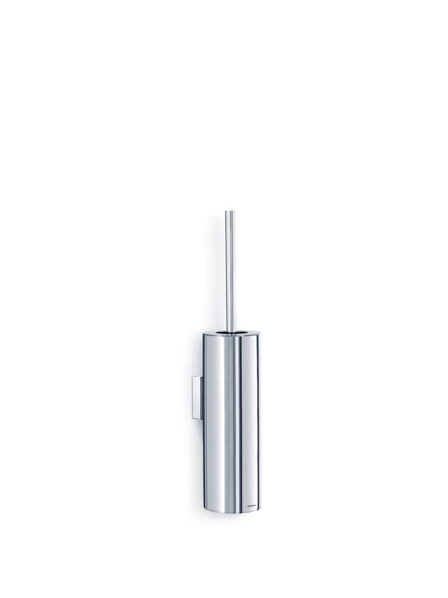 WC-Bürste,Wand,Edelstahl poliert,HxLxB 460x105x90mm