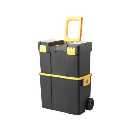 allit Werkzeugkoffer McPlus Mobile >P< 24, schwarz/gelb