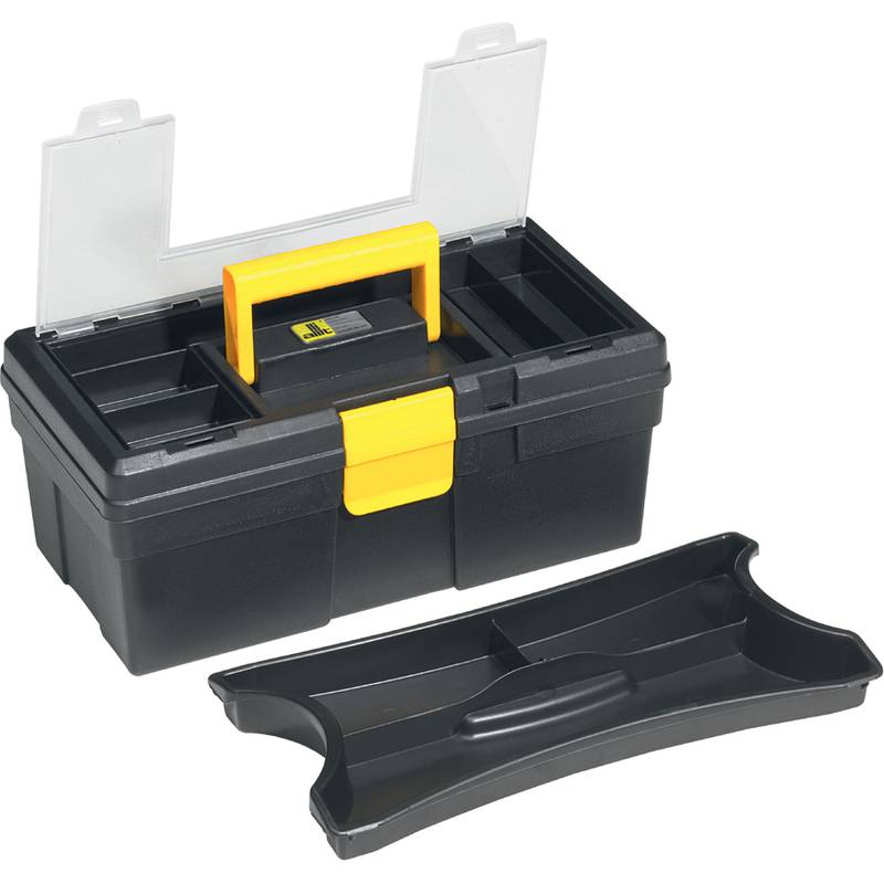 allit Werkzeugkoffer McPlus Promo 12.5, PP, schwarz / blau