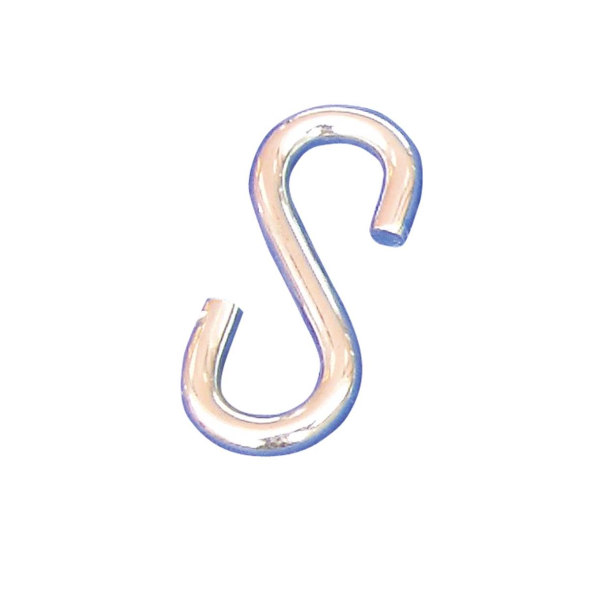 S-Haken,f. Absperrkette,Stahl,gelb