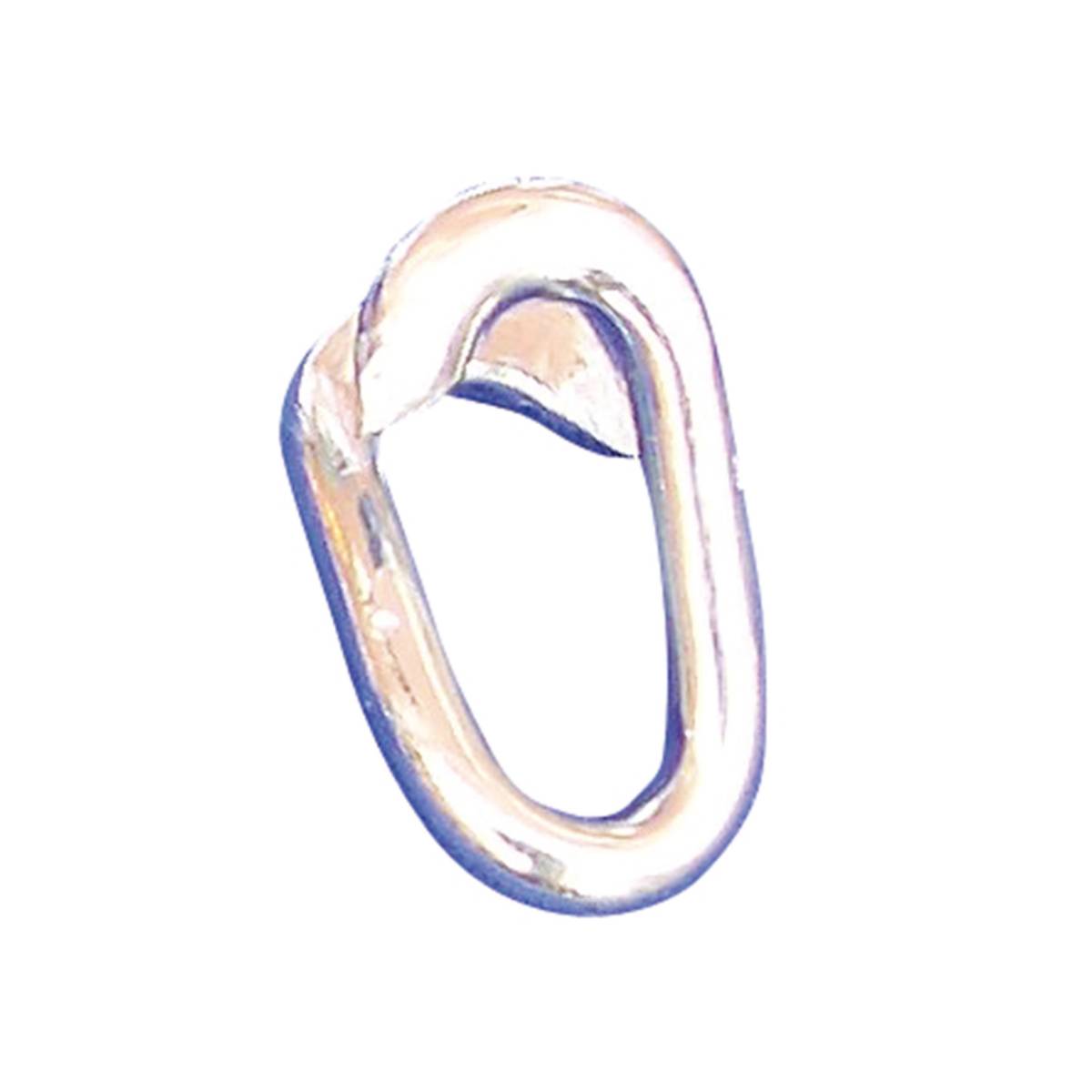 Verbindungsglied,f. Absperrkette,Stahl,gelb