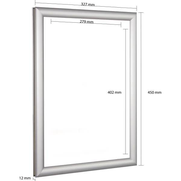 EasyFix-Klapprahmen 25mm Gehrung A3 silber