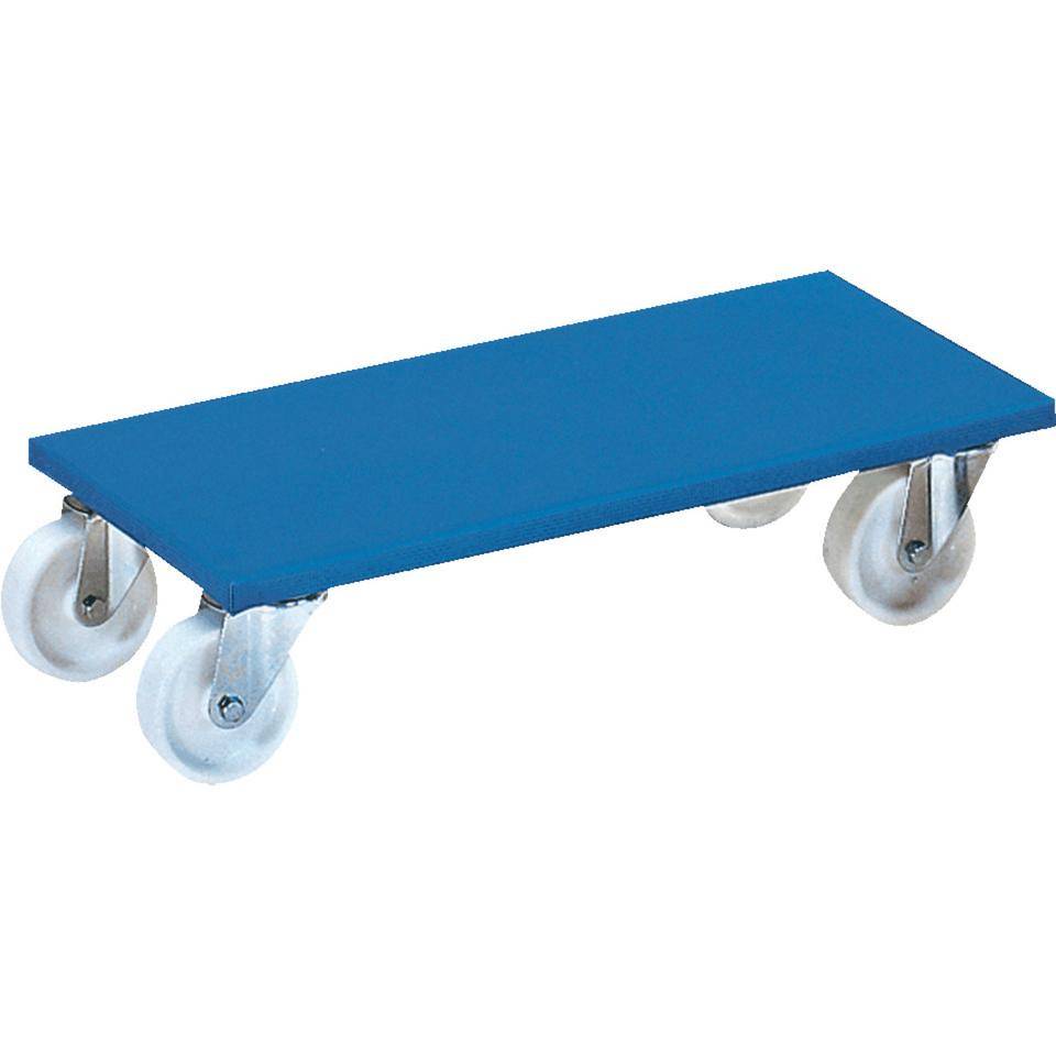 fetra Möbelroller, mit Rutschschutzbelag, 600x300x140mm, 2/VE