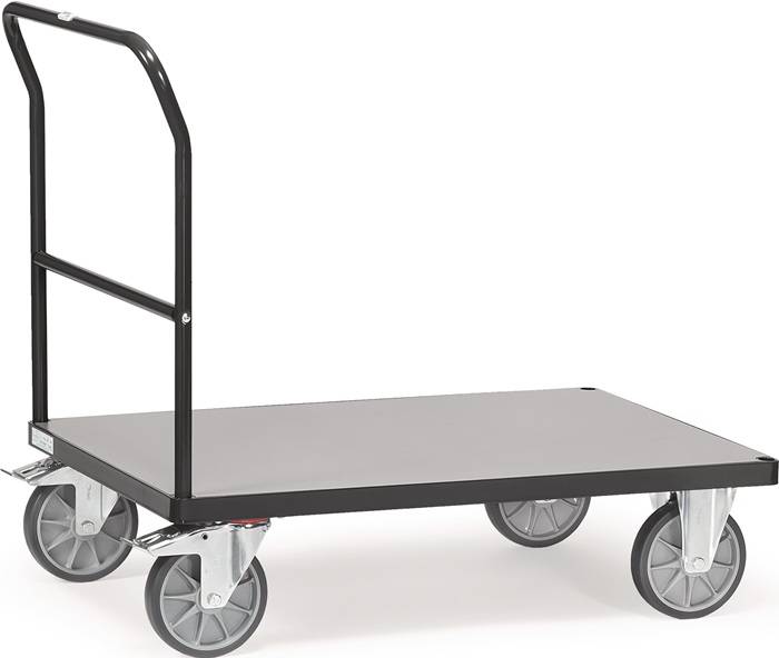 Plattformwagen Ladeflächen L1000xB600mm Stahlrohr/Profilstahl grau Trgf.600 kg