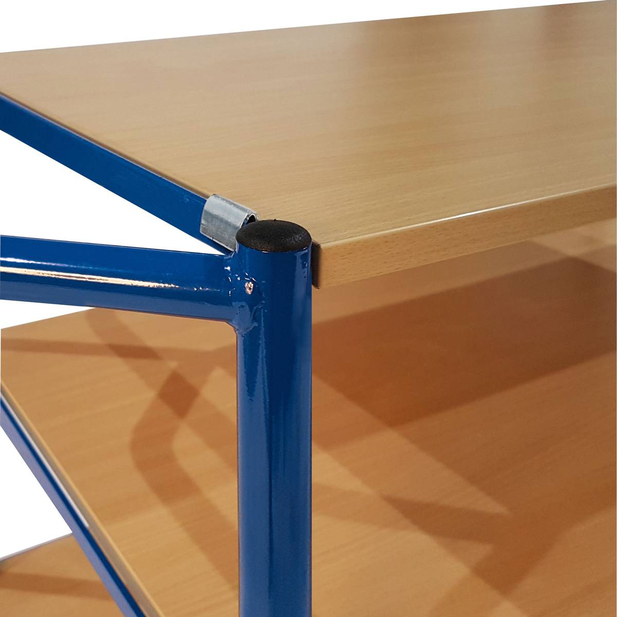 Protaurus Tischwagen F350 mit 3 Ladeflächen und Schiebegriff 1000x700mm