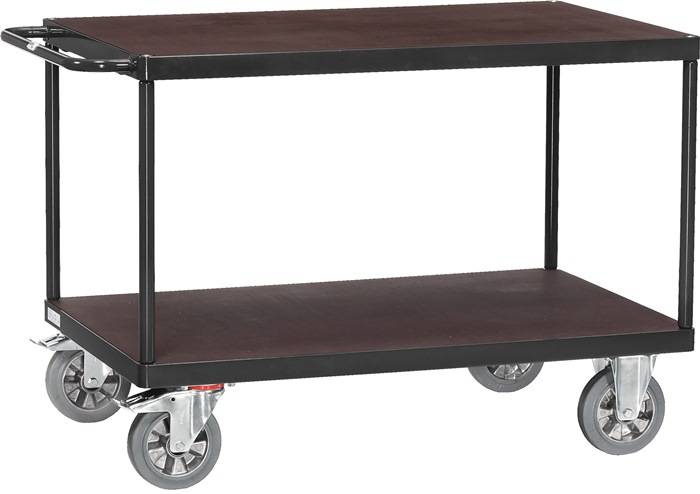 Tischwagen 2 Ladeflächen L1600xB800mm grau Trgf.1200 kg FETRA
