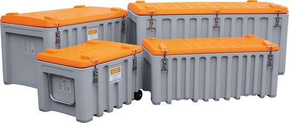 Werkzeugbox CEMbox 750 l B1700xT840xH800 mm grau/orange mit Seitentür - Artikel: 7830307031
