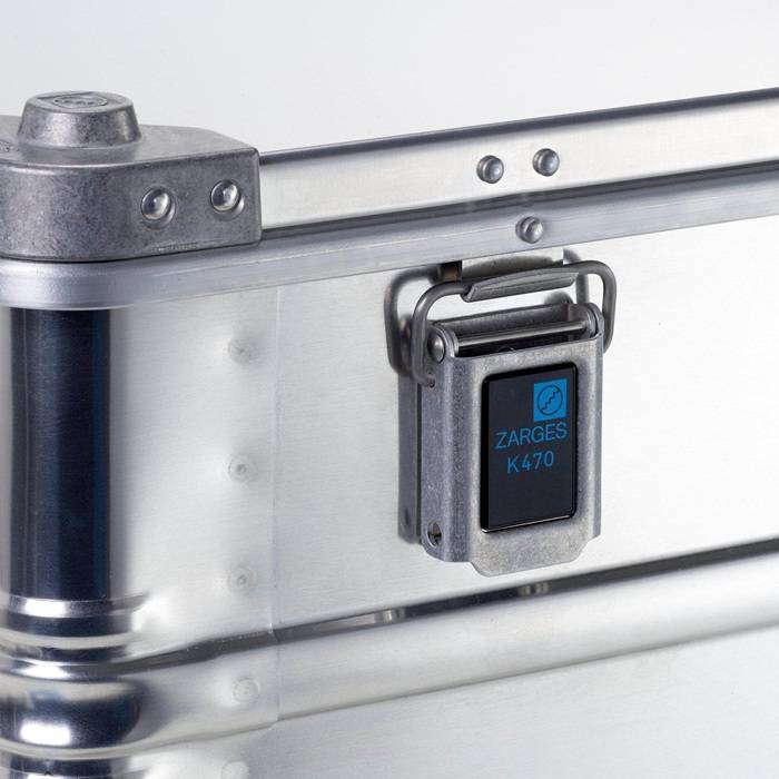 Kiste K470 Innenmaße 690x640x430mm Vol.190l Alu. Zarges