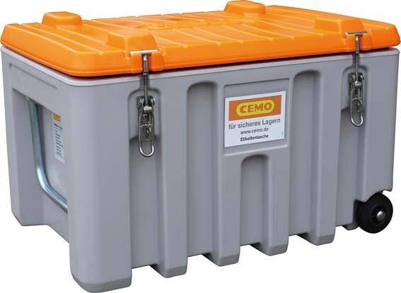 Werkzeugbox CEMbox 150 l B800xT600xH530 mm grau/orange Trolly - Artikel: 7830307026