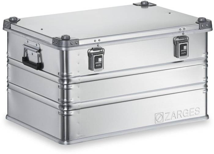 Kiste K470 Innenmaße 690x460x380mm Vol.121l Alu. Zarges
