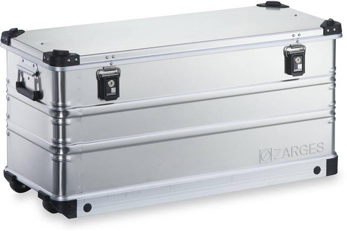 Kiste K 424XC Innenmaße 910x350x380mm G.9,5kg Alu.Vol.120l. m.Federfallgr.Zarges