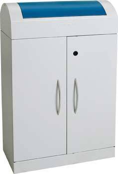 Wertstoffsammler TD1plus 1x90L, 975x620x320mm grau
