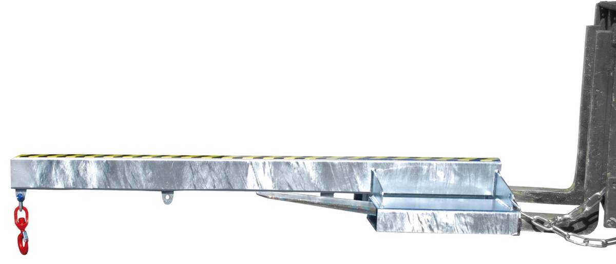 Lastarm,Tragl. 5000kg,LxB 1600x600mm,Arm starr,Stahl verzinkt