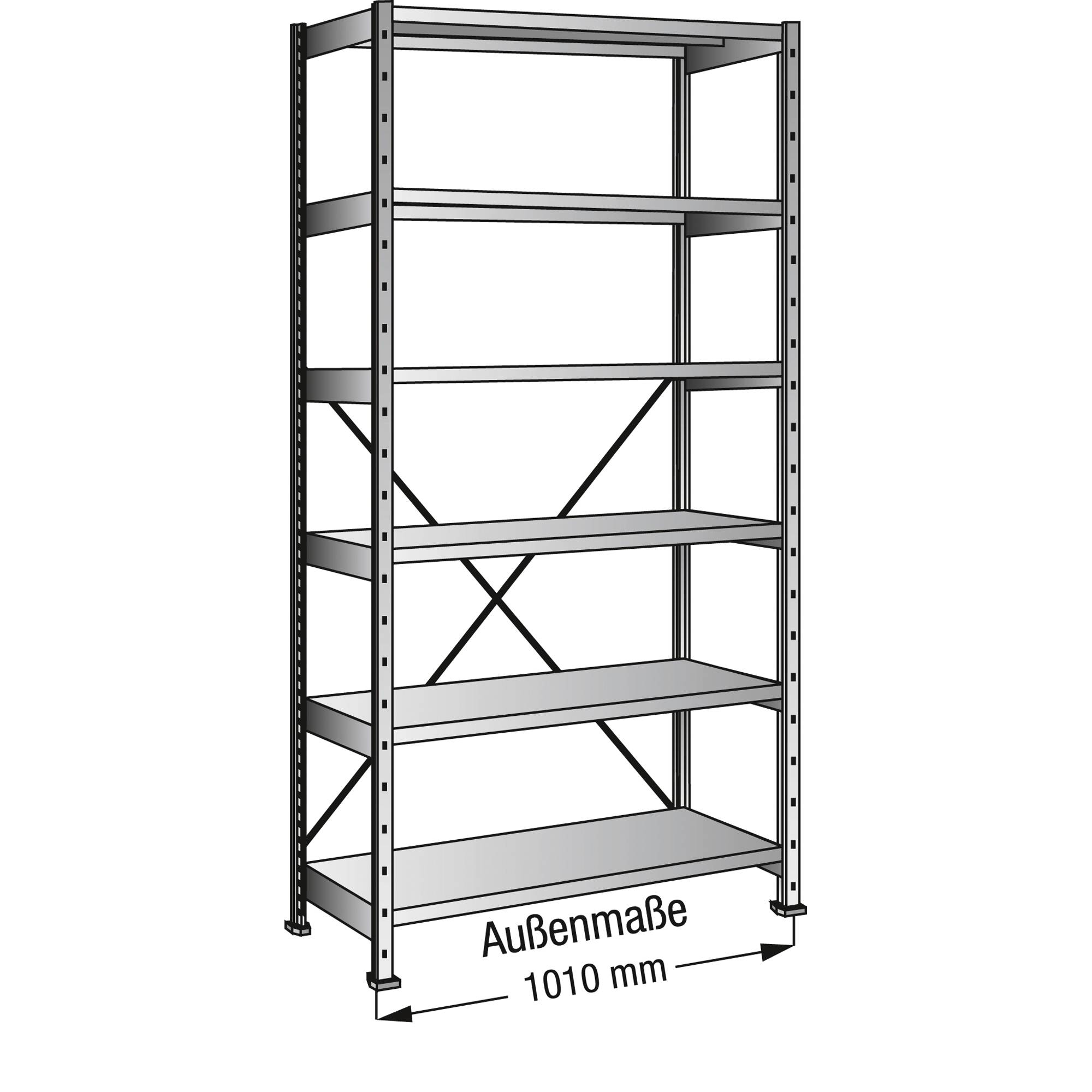 SCHOLZ Steckregal 491103 Grund 1.000x2.280x900mm 6OH vz