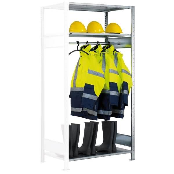 Anbau-Garderobenregal MULTIplus 14157 200x130x60cm