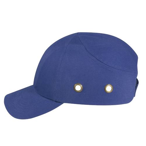 Anstoßkappe,Kopfweite 540-590mm,Helmschale ABS,blau,Obermaterial Baumwolle