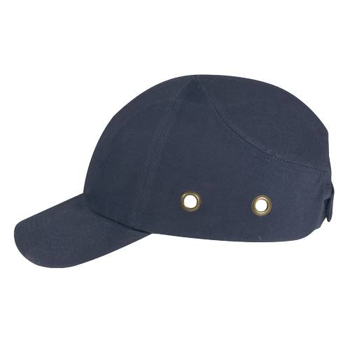 Anstoßkappe,Kopfweite 540-590mm,Helmschale ABS,marine,Obermaterial Baumwolle