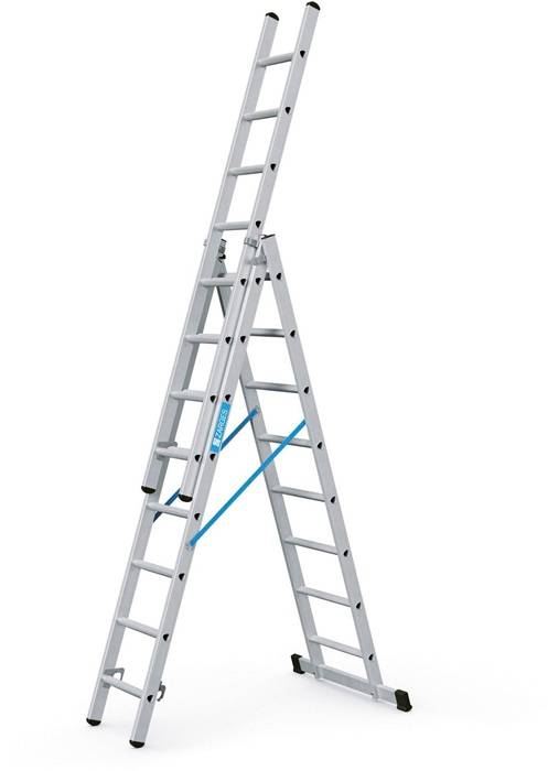 Mehrzweckleiter Skymaster DX 3x8 Sprossen L.2,42-5,25m Arbeits-H.6m Zarges