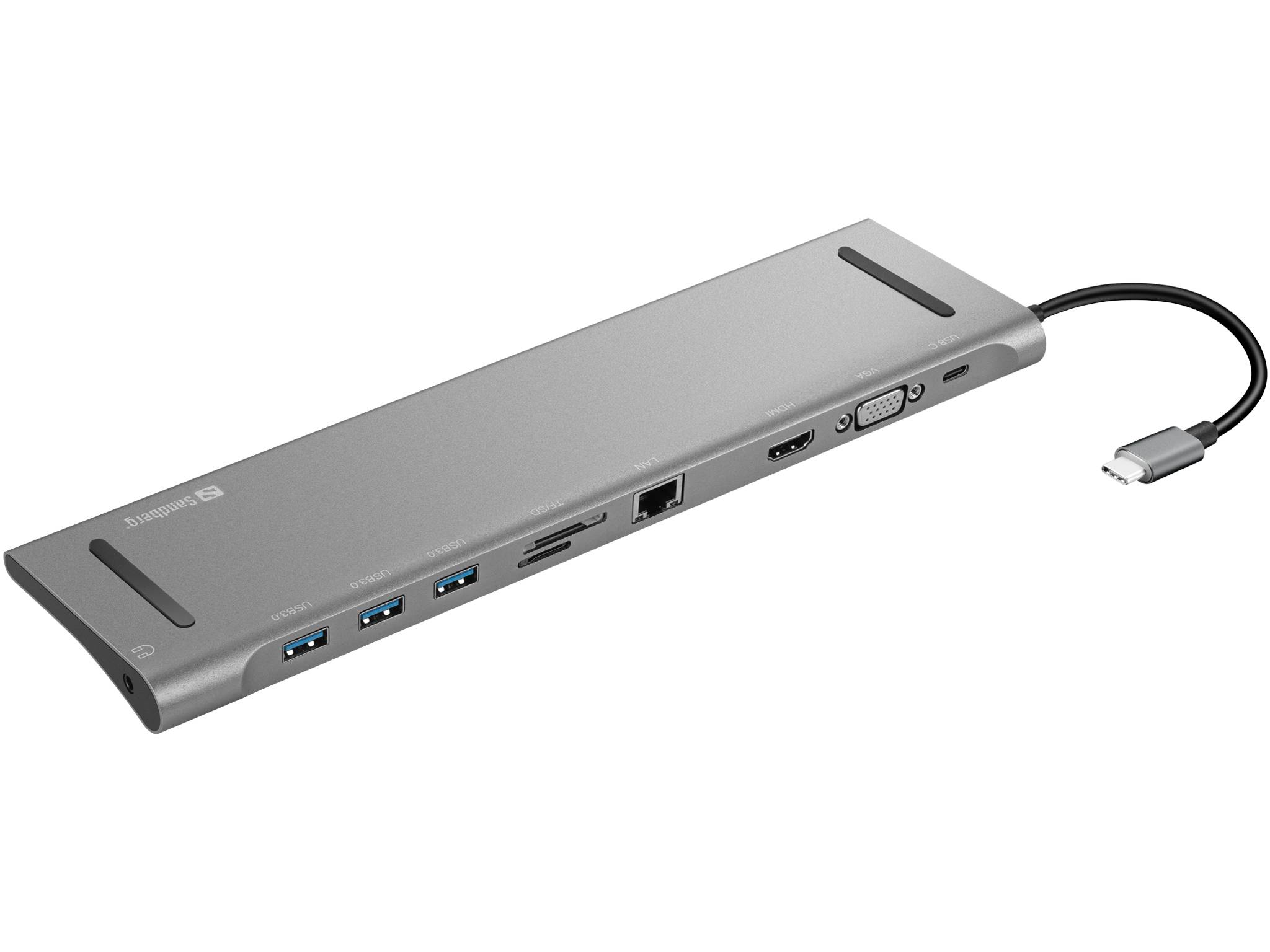 Sandberg USB-C 10-in-1 Docking Station - Dockingstation