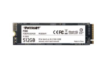 Patriot P300 - 512 GB SSD - intern - M.2 2280 - PCI Express 3.0 x4 (NVMe)