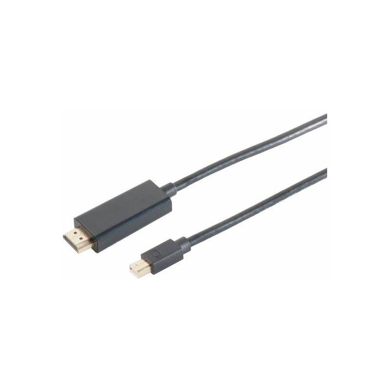 shiverpeaks BASIC-S Mini DisplayPort - HDMI 1.4 Kabel, 1,0 m