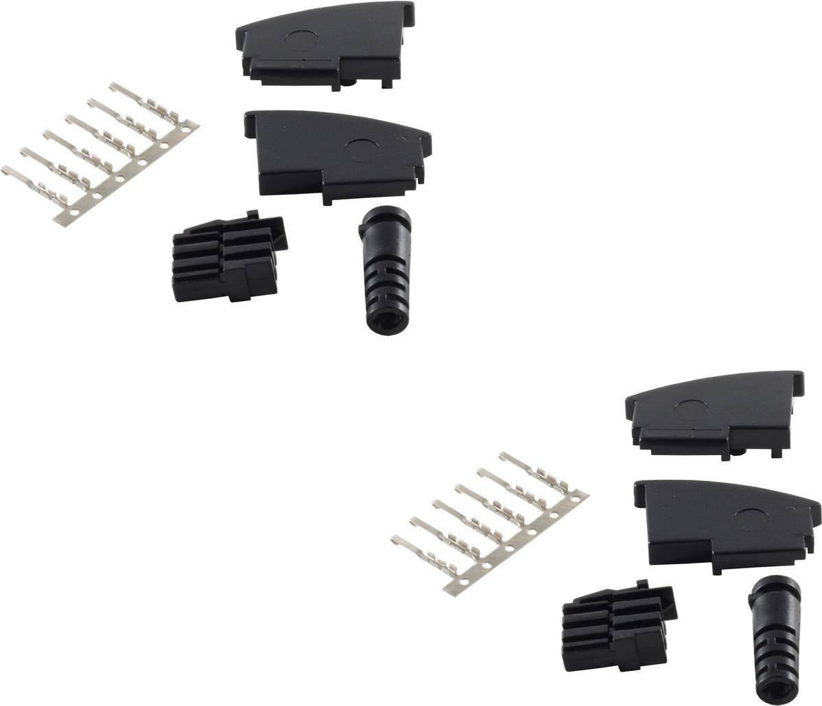 shiverpeaks BS72000-SET2 Drahtverbinder TAE F Schwarz (BS72000-SET2)