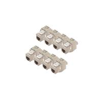 shiverpeaks BS75004-8, Flach, RJ-45, Weiblich, Cat6a, 500 MHz, 8 Stück(e)