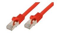 shiverpeaks Patchkabel, Kat. 6A, S/FTP, 0,5 m, rot