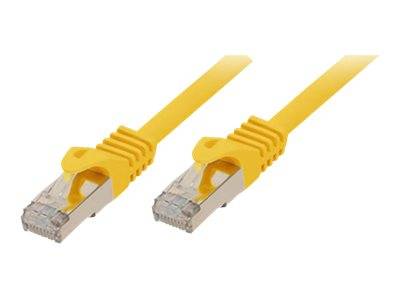 shiverpeaks Patchkabel, Kat. 6A, S/FTP, 10,0 m, gelb