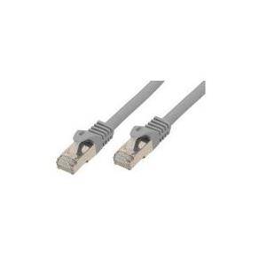 shiverpeaks BASIC-S Patchkabel,Cat.7 Rohkabel, S/FTP, grau, 15,00 m RJ45 Stecker