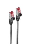 SHIVERPEAKS - S-Conn BS75711-A0.25S, 0,25 m, Cat6a, S/FTP (S-STP), RJ-45, RJ-45, Schwarz