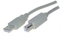 shiverpeaks BS77023, 3 m, USB A, USB B, USB 2.0, 480 Mbit/s, Grau
