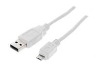 shiverpeaks BS77180-W, 0,5 m, USB A, Micro-USB B, USB 2.0, Männlich/Männlich, Weiß