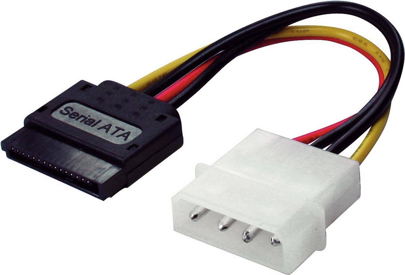 S/CONN maximum connectivity SATA-Stromversorgungsadapter, Stecker 13,30cm (5,25'')