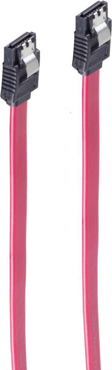 shiverpeaks BASIC-S Serial ATA 150 Anschlusskabel, 0,3 m Sicherheitsverschluss, 7 Pol SATA Stecker